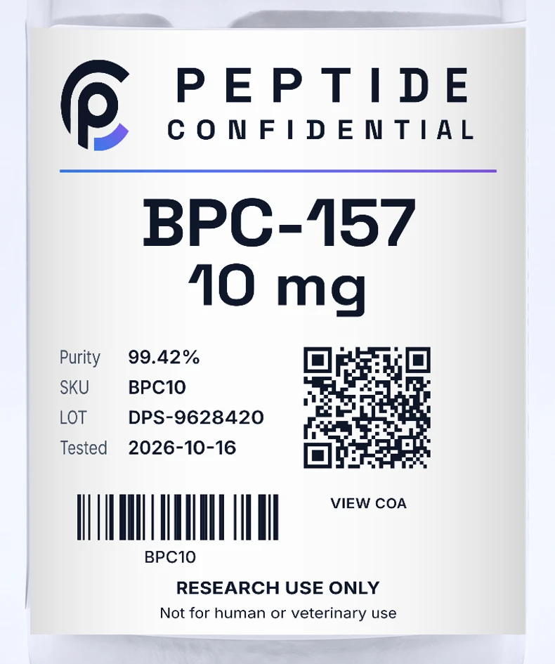 BPC-157 10mg label