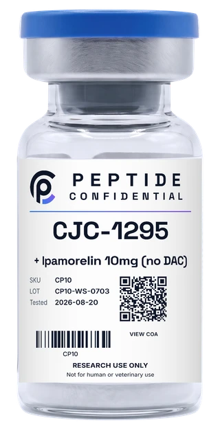 CJC-1295 + Ipamorelin 10mg (no DAC) vial