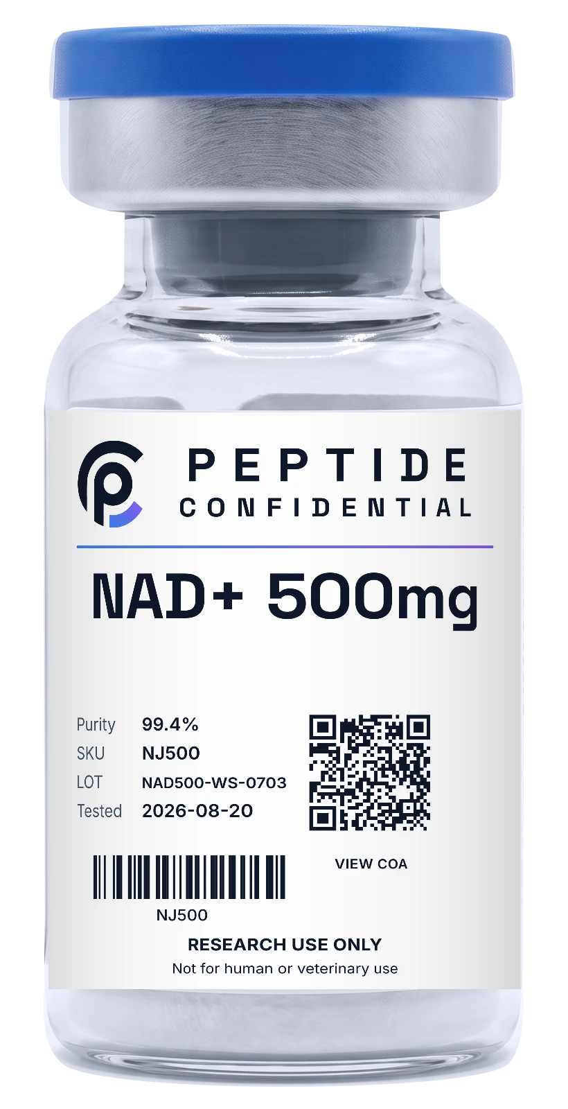 Product image of NAD+ 500mg
