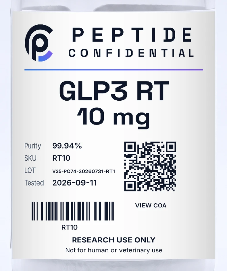 GLP3 RT 10mg label