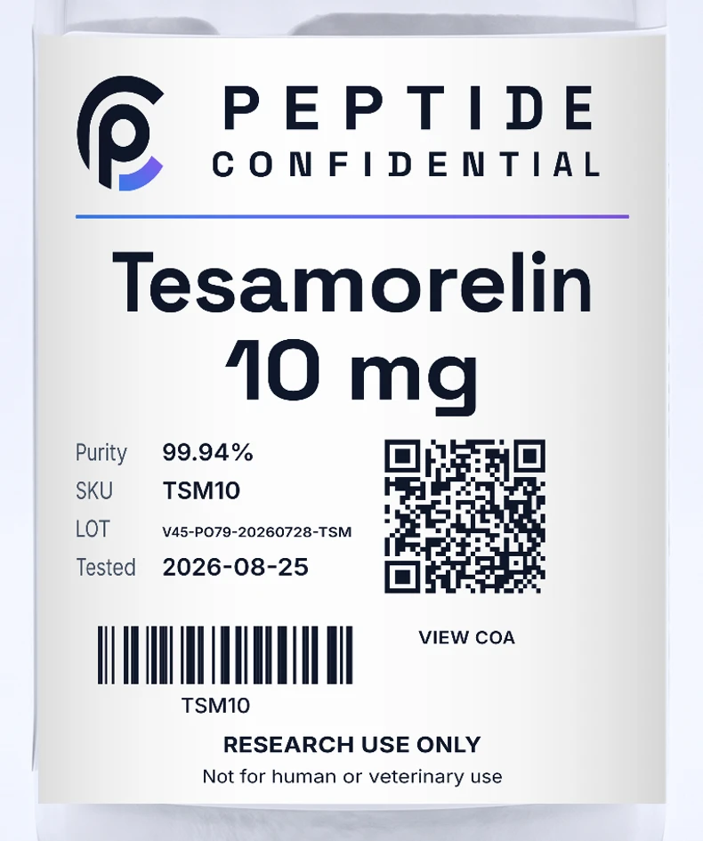 Tesamorelin 10 mg label