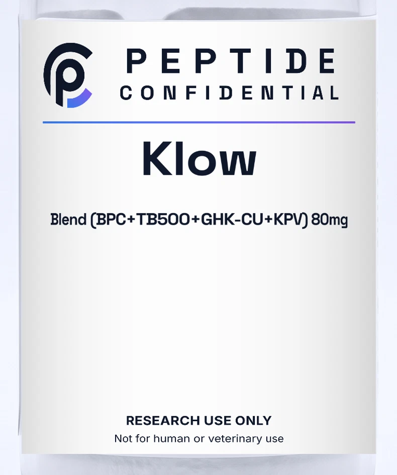Klow Blend (BPC+TB500+GHK-CU+KPV) 80mg label