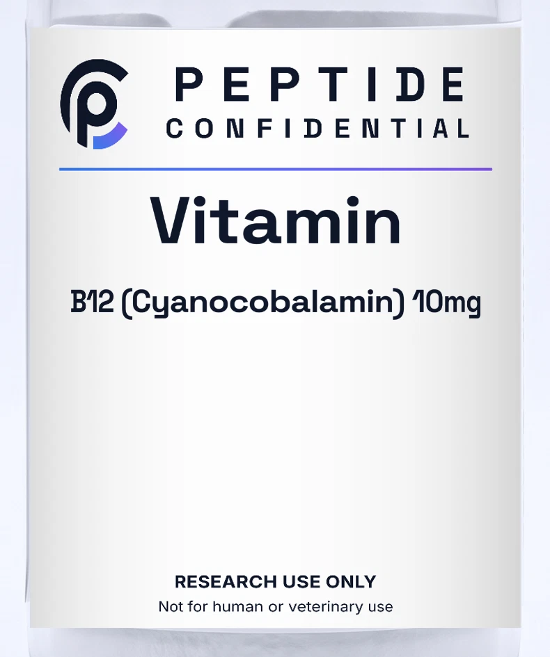 Vitamin B12 (Cyanocobalamin) 10mg label